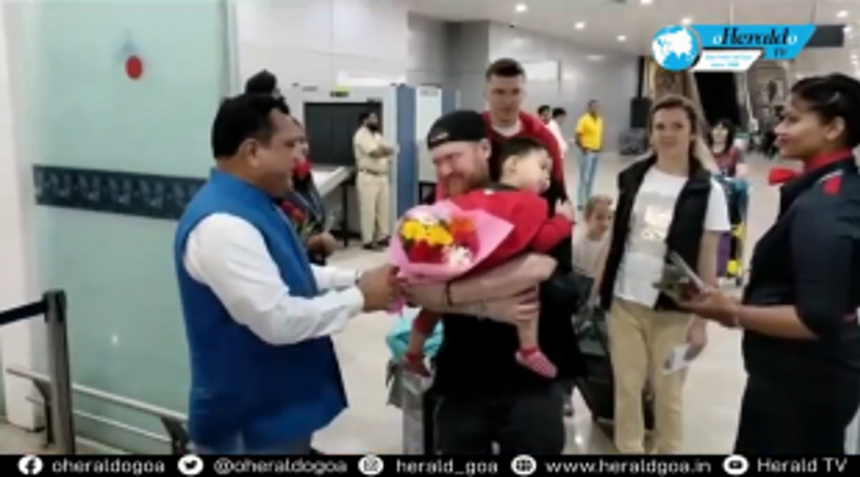 First charter arrives at Dabolim airport, from Kazakhstan
