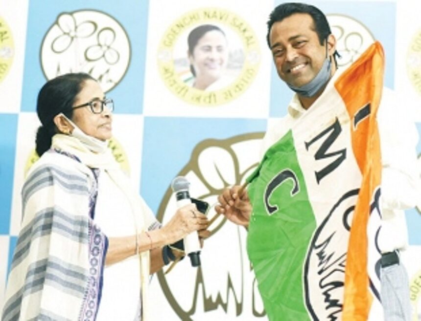 First political serve: Leander Paes steps onto political stage