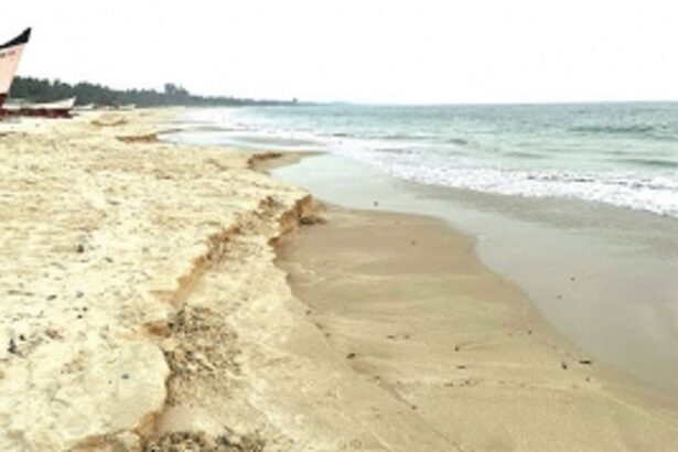 Fisherfolk anxious after chunks of Velsao’s shoreline vanish in untimely sand erosion