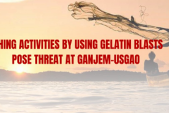 Fishing activities by using gelatin blasts pose threat at Ganjem-Usgao