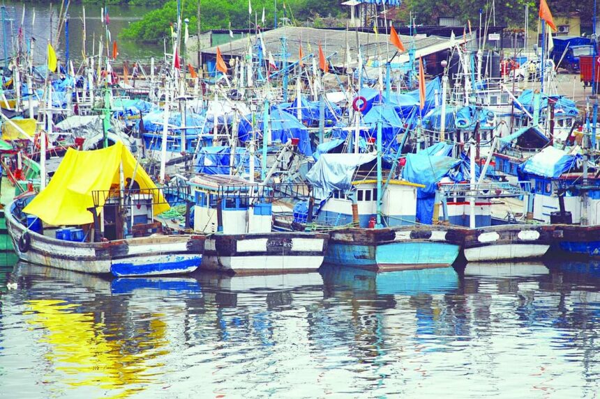 Fishing trawlers anchored and covered at Malim jetty after the fishing ban came into force from last Monday. Photo by Rozario Estibeiro 1 Fishing trawlers anchored and covered at Malim jetty after the fishing ban came into force from last Monday. Photo by Rozario Estibeiro