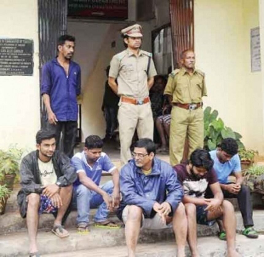 Five arrested for poaching frogs in Salcete