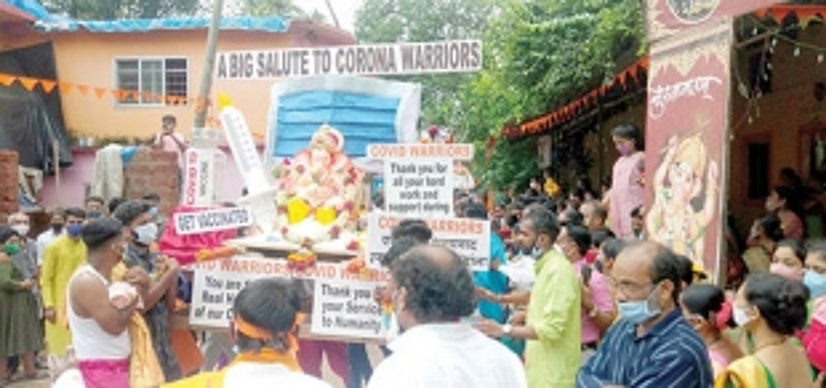 Five-day Ganesh Chaturthi in Adpoi culminates with traditional float procession
