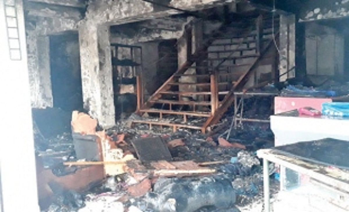 Five shops gutted in Margao hotel inferno