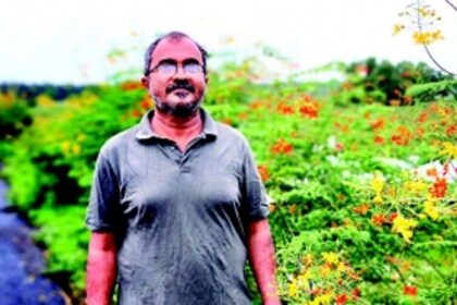 Flower power: Retired Seraulim man transforms garbage-strewn stretch into picturesque garden