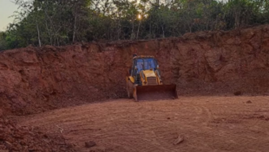 Flying squad form TCP confirms hill cutting near Verna missing link road