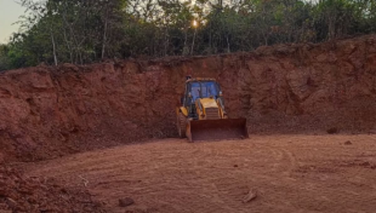 Flying squad form TCP confirms hill cutting near Verna missing link road