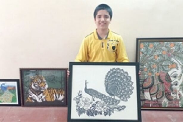 Folding paper into an intricate art