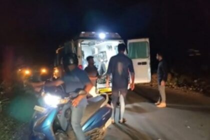 Food Delivery Boy Suffers Serious Injuries in Self Road Accident