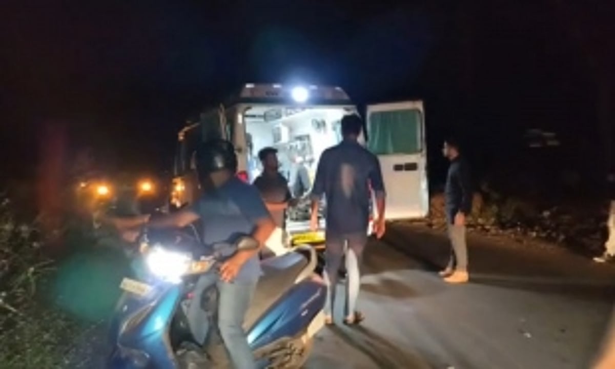 Food Delivery Boy Suffers Serious Injuries in Self Road Accident