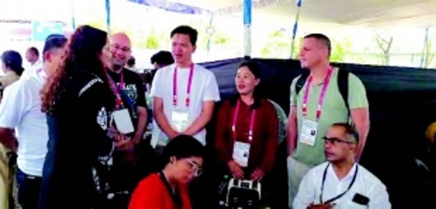 Foreign delegates witness pre-election process at Taleigao dispatch centre