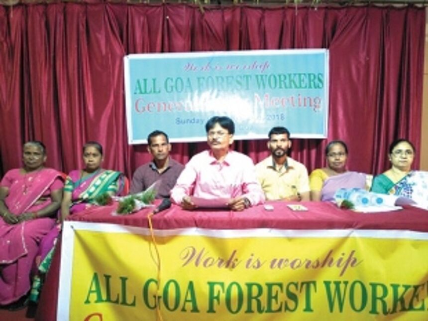 Forest workers threaten agitation for salary hike, regularisation 1 Forest workers threaten agitation for salary hike, regularisation