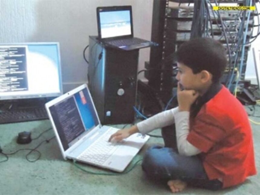 Forget Barney and playtime, this five year old is busy earning IT certificates