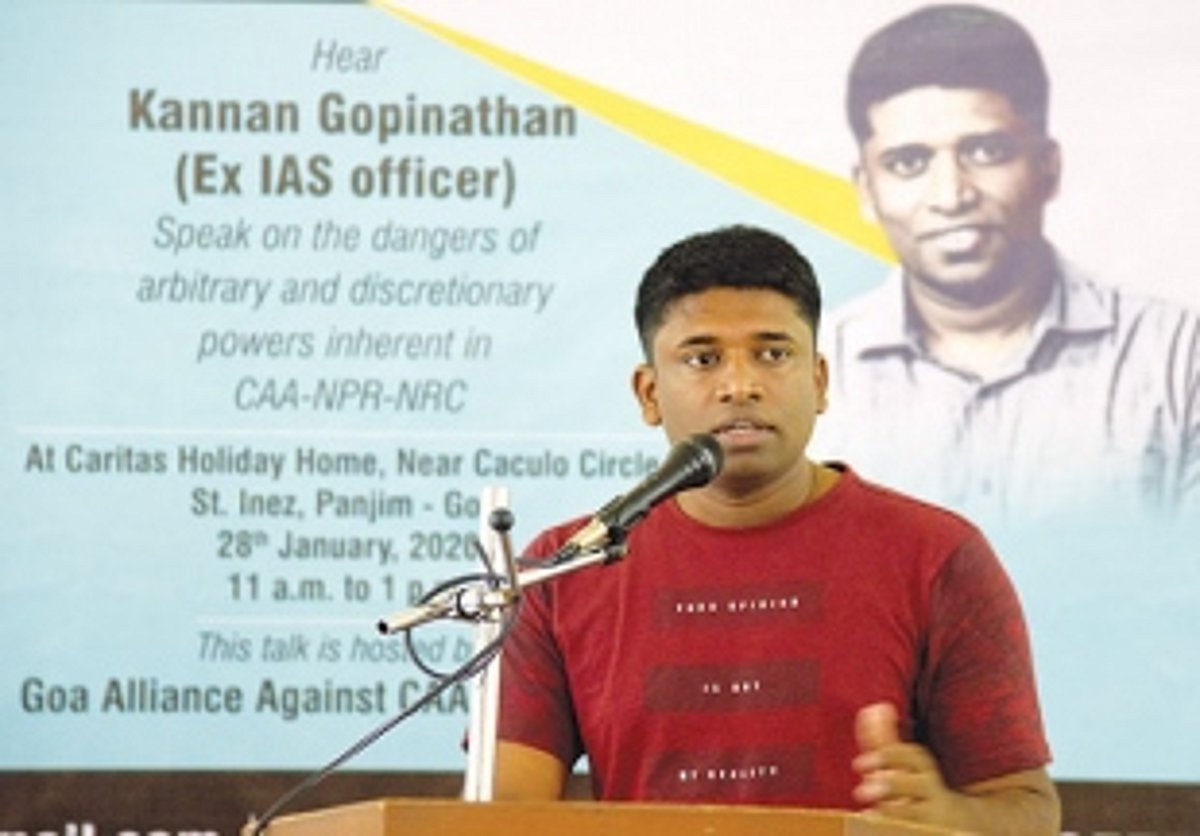 Former IAS officer Gopinathan lashes out at Centre over CAA