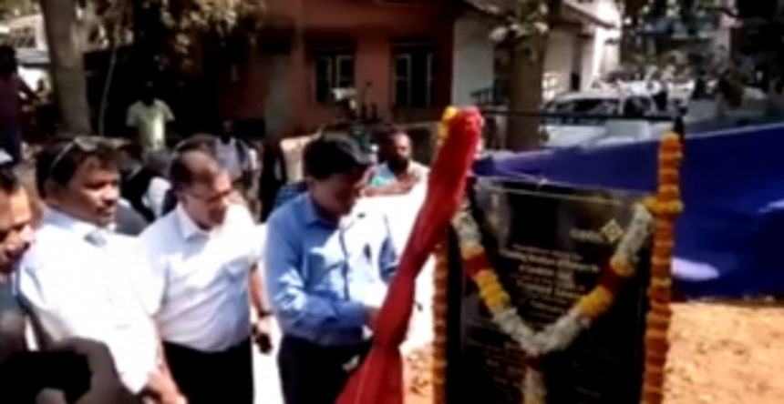 Foundation for Candolim PHC extension laid 1 Foundation for Candolim PHC extension laid