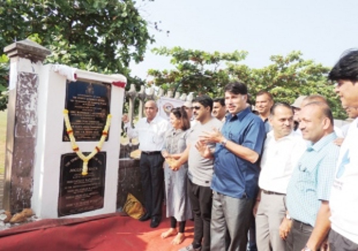 Foundation laid  for upgradation of jogger’s track