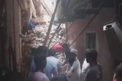 Four-Storey Building Collapses in Northeast Delhi's Welcome Area; Rescue Ops On