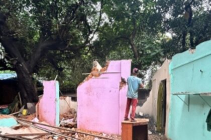 Four houses on government land demolished in Panjim