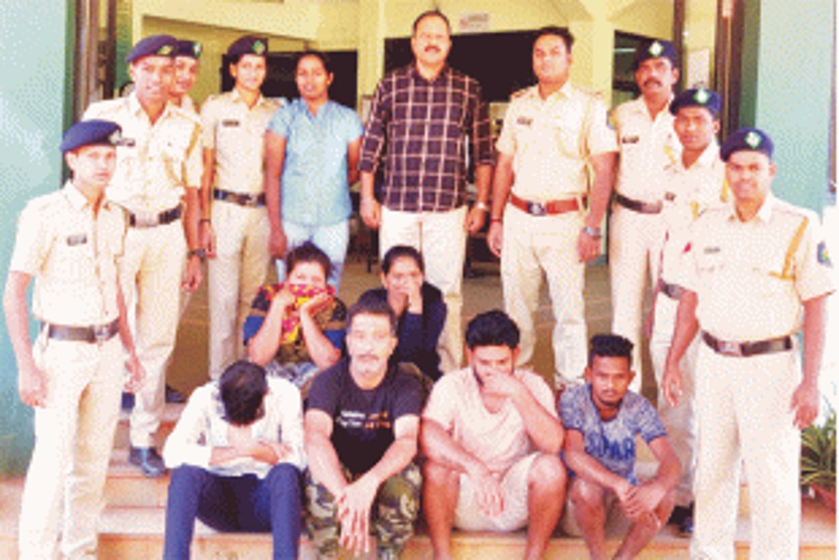 Four victim girls rescued, six  arrested in raid on sex trade