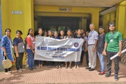 Fr Agnel College holds anti plastic rally