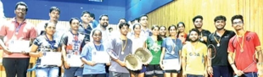 Fr Agnel Polytechnic, Verna IDS badminton champions