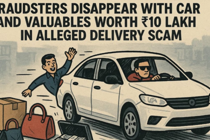 Fraudsters Disappear with Car and Valuables Worth ₹10 Lakh in Alleged Delivery Scam