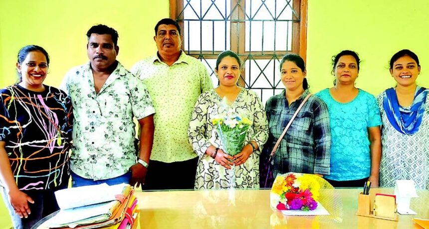 Freny Barreto is new
Telaulim Sarpanch