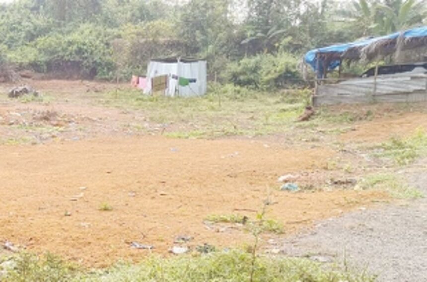 Fresh encroachment on govt land at Uguem bogs down WRD 1 Fresh encroachment on govt land at Uguem bogs down WRD
