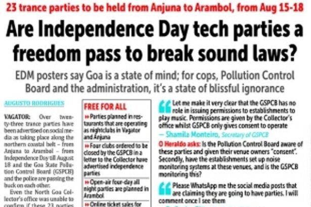 From Anjuna to Arambol, true Goans will fight for freedom from noise pollution,  on Independence Day