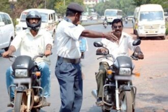 From Jan to July, Margao, Colva Traffic Cells collect over Rs 32L  in fines for traffic violations