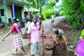 Fund starved Savordem uses NREGA for cleaning up gutters