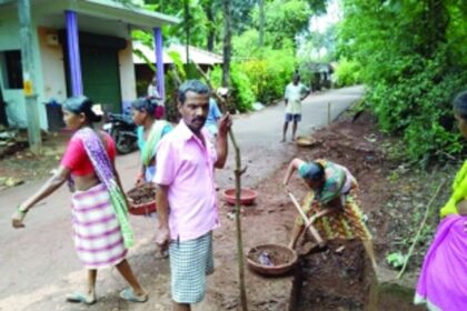 Fund starved Savordem uses NREGA for cleaning up gutters