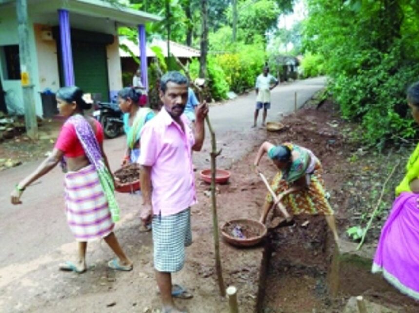 Fund starved Savordem uses NREGA for cleaning up gutters