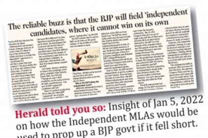 Future independent and lone MLA’s totally open to supporting BJP