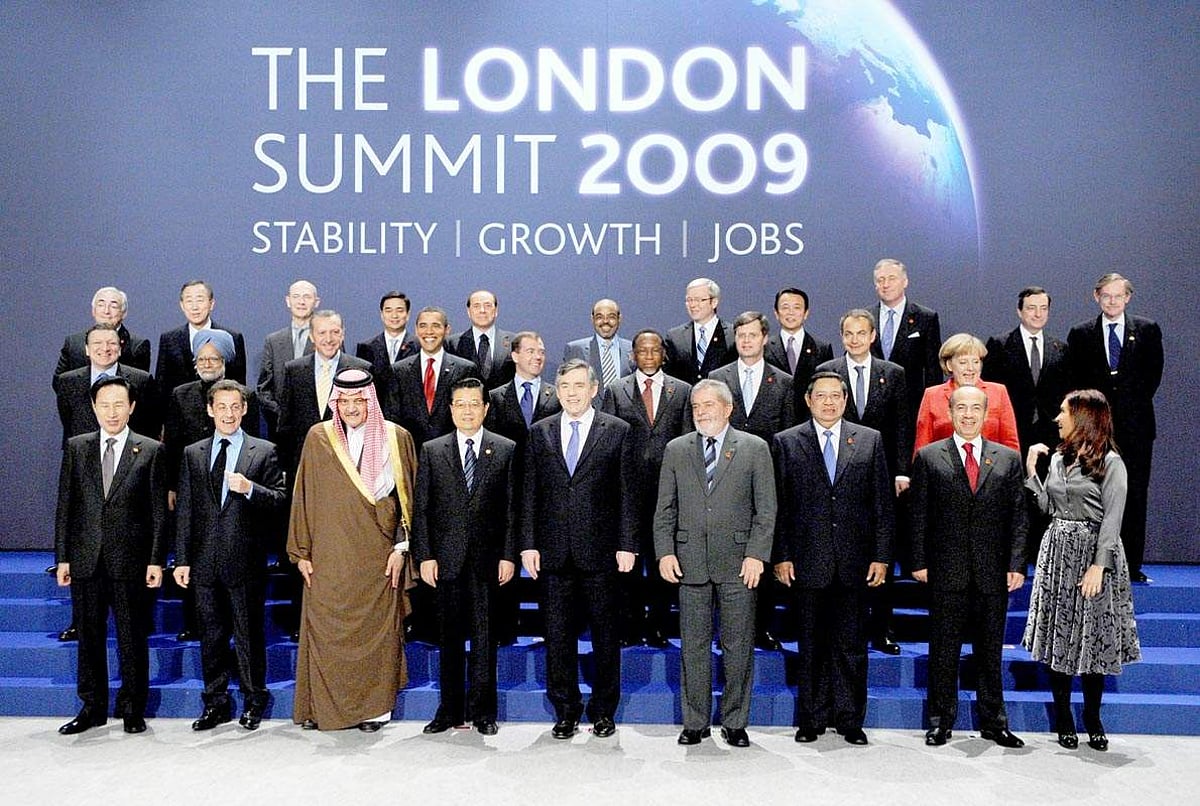 G20 leaders at the summit.