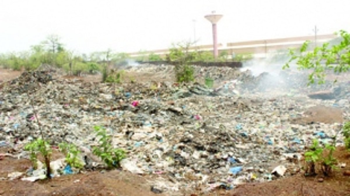 GARBAGE dumped into  ECO-SENSITIVE areas