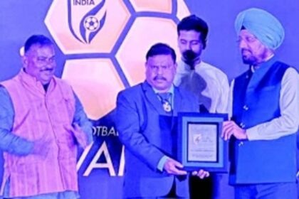 GFA wins best Member Association  Award at the AIFF Awards Night