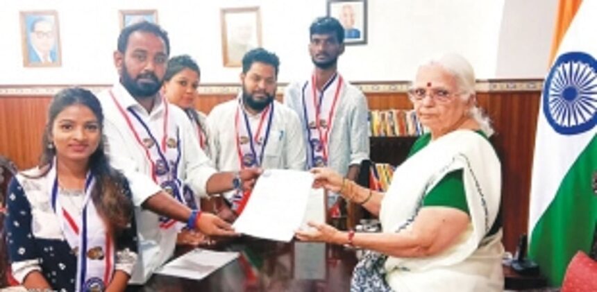 GFP youth wing petitions Guv on Varsity recruitment row 1 GFP youth wing petitions Guv on Varsity recruitment row