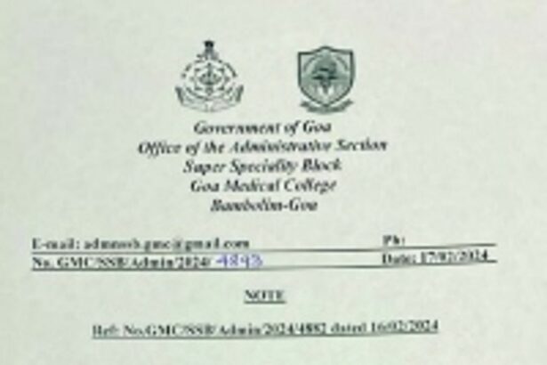 GMC does a U-turn with note issued to medical staff over eateries using STP water