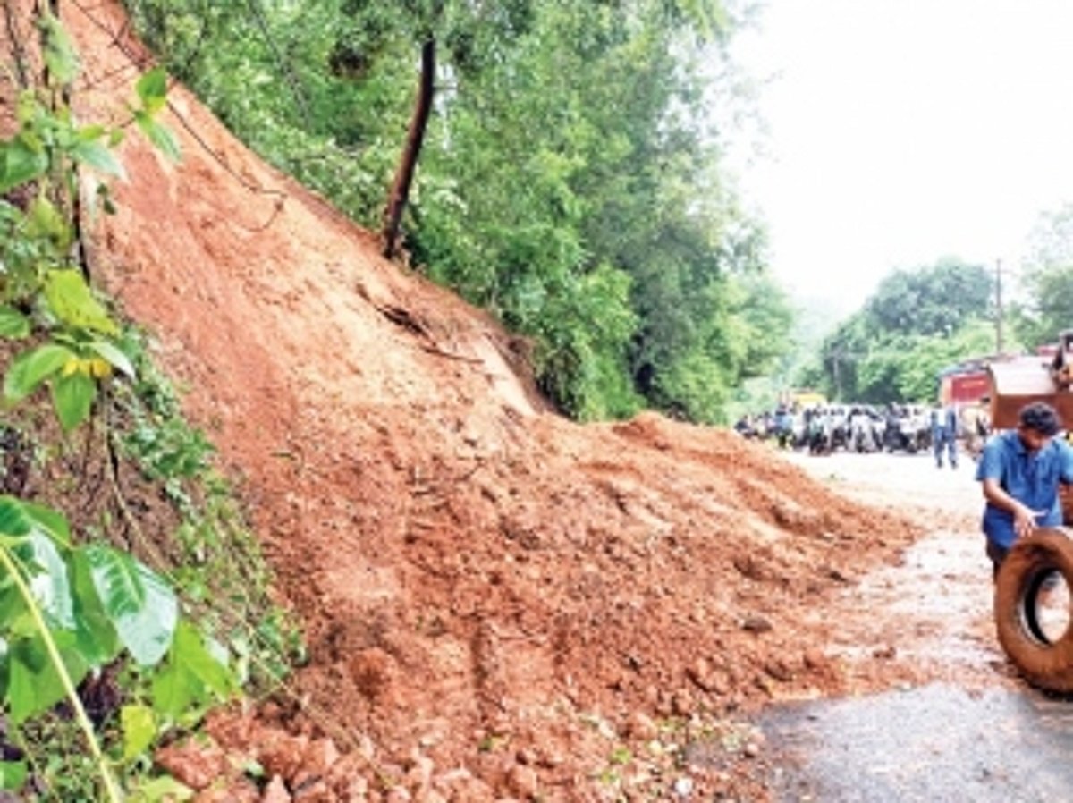 GOA SLIDES, AS LAND AND WATER BECOME ONE