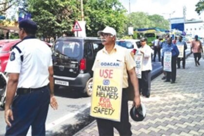 GOACAN comes down heavily on PWD officials over road safety issues