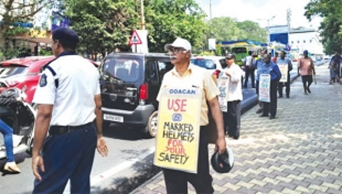 GOACAN comes down heavily on PWD officials over road safety issues