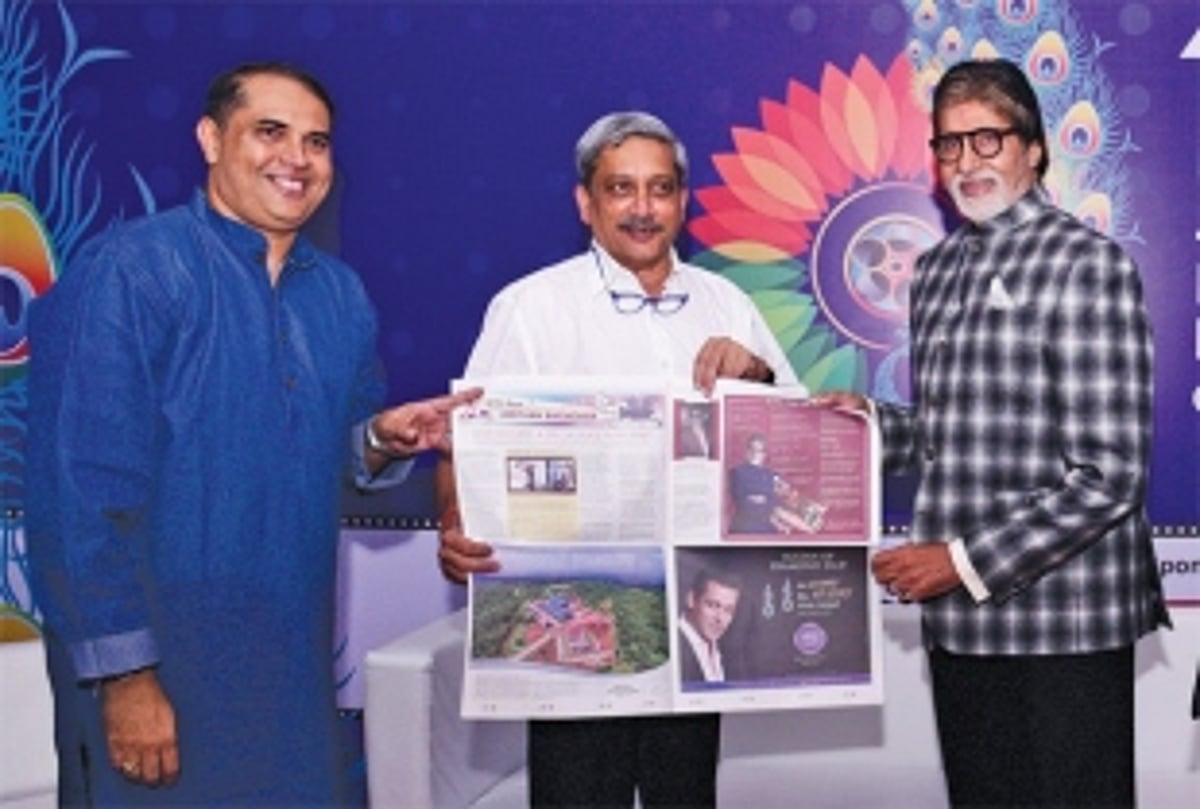 GOA’S CM AND AMITABH BACHCHAN RELEASE SPECIAL IFFI SUPPLEMENT