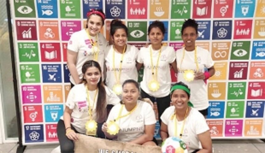 GOA'S GIRLS WIN AWARD FOR BEST ACTION TOWARDS SUSTAINABLE DEV GOALS