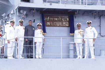GRSE built 100th warship commissioned