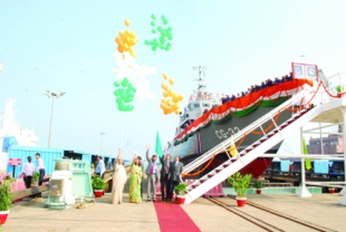 GSL built fast patrol vessel launched