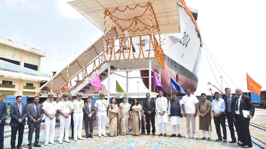 GSL launches pollution control vessel for Coast Guard 1 GSL launches pollution control vessel for Coast Guard