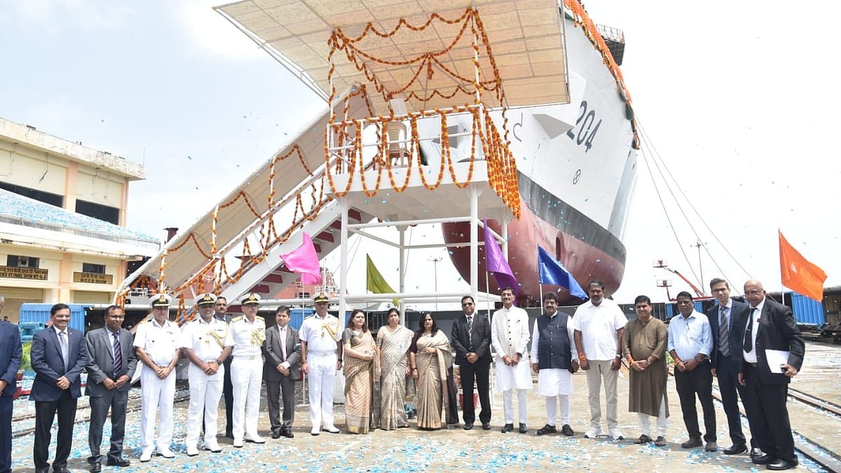 GSL launches pollution control vessel for Coast Guard