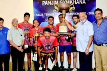 GTTTC Gladiators lift Angley’s Table Tennis Team C’ship