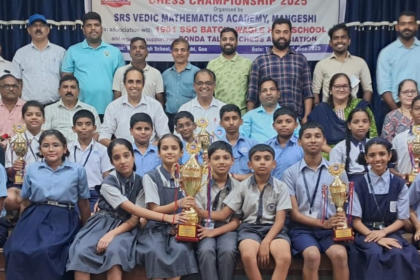 GVM’s Utkarsh Vidyamandir Clinch 13th SRS Ponda Taluka School Chess Championship Title